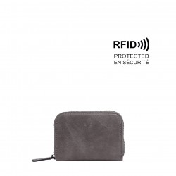 Iva Card Case - Charcoal Grey 